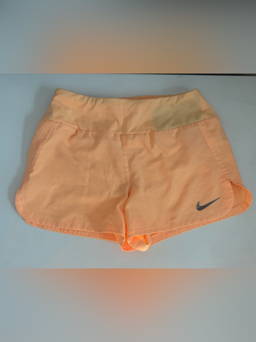 Nike Peach-Orange Athletic Shorts